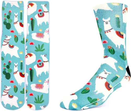 Vista 7 de Calcetines divertidos para hombre y mujer, diseño impreso en 3D, calcetines de vestir con diseño de animales para perros y gatos, calcetines de tubo