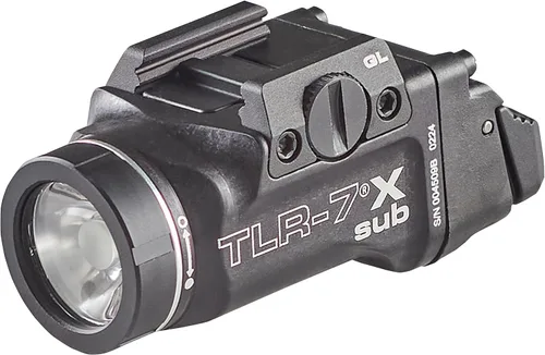 Vista 11 de Streamlight 69400 TLR-7 X sub 500-lúmenes Luz táctica para armas diseñada exclusivamente y únicamente para pistolas subcompactas con riel Glock 43X