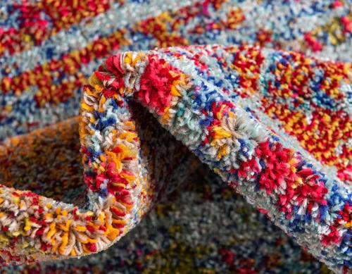 Vista 7 de Unique Loom Vita Collection - Alfombra de área, 2' x 6' 7, azul claro