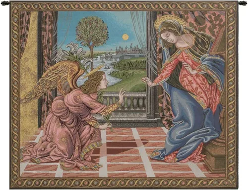 Vista 12 de Madonna Di Medjugorie - Tapiz italiano para colgar en pared, 6 pulgadas x 9 pulgadas, algodón/viscosa/poliéster por Raoul Vitale