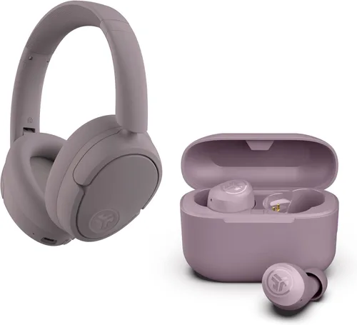 Vista 7 de JLab JBuds Lux ANC, auriculares para colocar sobre la oreja, cancelación activa de ruido, Bluetooth, grafito (paquete de 2)