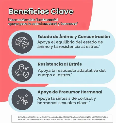Vista 4 de Allergy Research Group PREGNENOLONA 100 MG, TABS 60