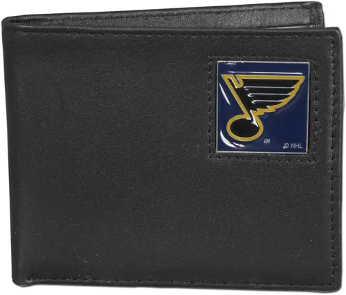 Vista 24 de Siskiyou Sports NHL Cartera de cuero genuino biplegable