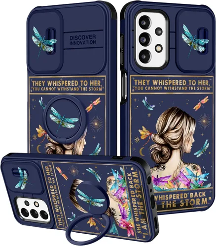 Vista 145 de Funermei para Samsung Galaxy Z Flip 4 Funda - Funda de Teléfono Bonita para Mujeres y Niñas con Mariposas Bonita Estética Femenina Diseño