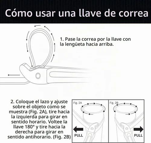 Vista 7 de Maxsirui Herramienta de desmontaje de abridor de llave de tubo de correa de nailon ajustable de 12
