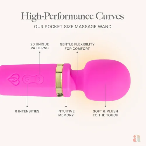 Vista 3 de Ava Vibrador de varita sexual [vibrador estimulador de clítoris] Vibrador para mujer Juguete sexual Regalos para mujeres 20 patrones y 8