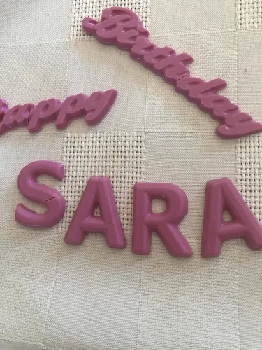 Vista 4 de CANDISLE Moldes de dulces de chocolate con letras