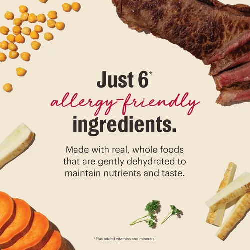 Vista 4 de The Honest Kitchen Alimento para Perros de Grado Humano Deshidratado con Ingredientes Limitados de Carne de Res, Caja de 10 lb