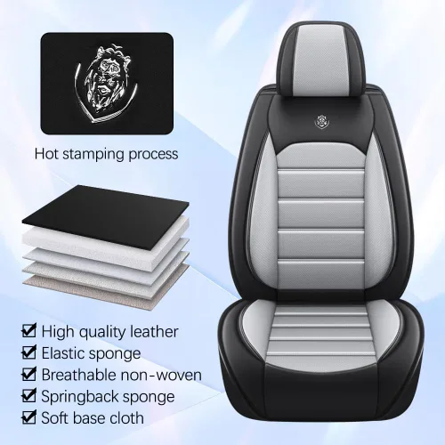 Vista 5 de Funda de asiento de cuero para Mazda CX-3 2016-2021, accesorios interiores, fundas de asiento, cojín protector de vehículo, compatible con bolsa