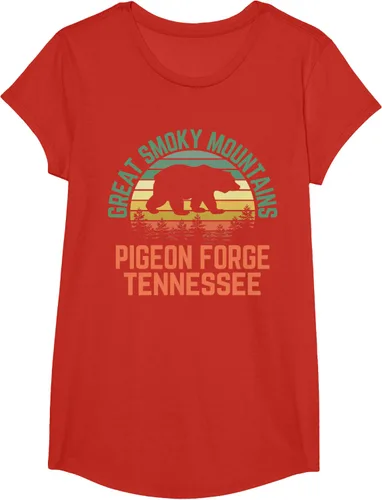 Vista 47 de Camiseta Pigeon Forge Great Smoky Mountains National Park Tennessee, Negro, S