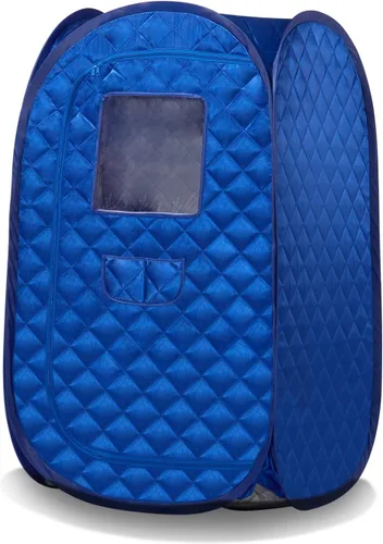 Vista 10 de Smartmak Tienda de Sauna de Vapor Portátil, Sala de Spa Plegable de Cuerpo Completo para Una Persona para Terapia de Desintoxicación Sin Vaporizador