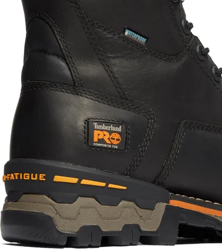 Vista 5 de Timberland PRO Boondock - Botas industriales impermeables para hombre, de 8 pulgadas, resistentes a pinchazos