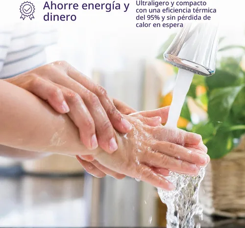 Vista 3 de Bosch Thermotechnology Tronic 6100 - Calentador de agua eléctrico sin tanque, 18 kW, color blanco