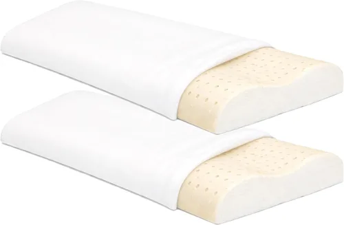 Vista 8 de Almohada de contorno para cuello, 100% látex orgánico.