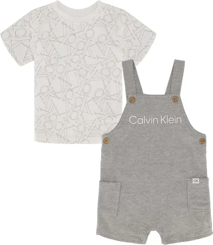 Vista 2 de Calvin Klein baby-boys 2 Pieces Shortall Set