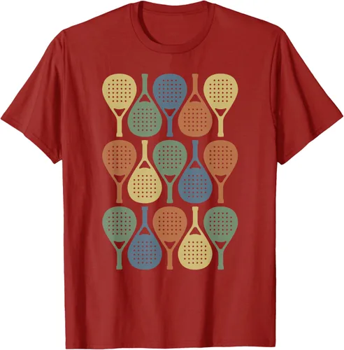 Vista 70 de Vintage Retro Padel Camiseta de Padel Sports Lover