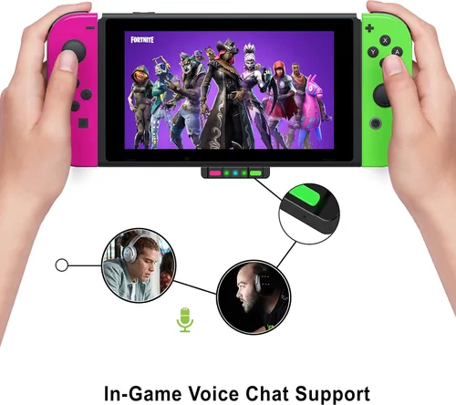 Vista 4 de HomeSpot Adaptador de audio Bluetooth con USB-C, micrófono integrado, para Nintendo Switch, PS4, PS5, PC, soporta micrófono de auriculares, aptX