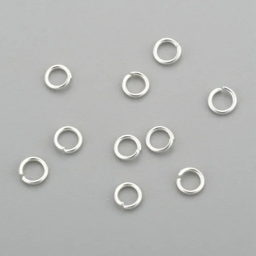 Vista 75 de HDSupplies 100 piezas - 4mm de argollas de acero inoxidable 304 de tono negro - Calibre 22 (espesor de 0.6mm)