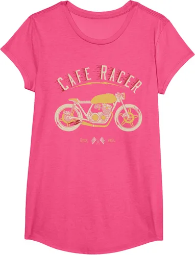 Vista 17 de Camiseta Cafe Racer - Old School - Camiseta de motocicleta vintage Negro