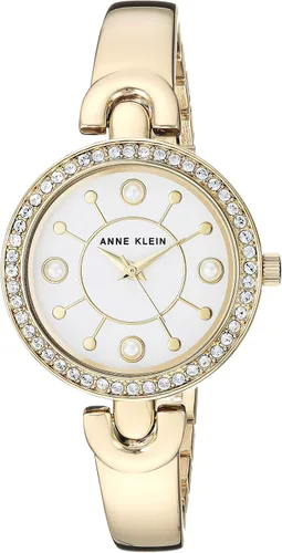 Vista 3 de Anne Klein Womens Premium Crystal Accented Watch and Bangle Set AK3288