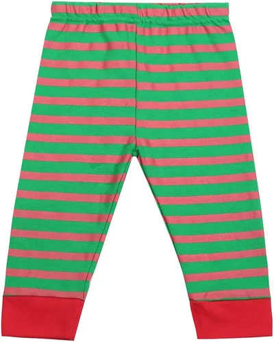 Vista 3 de LENSOUS Conjunto de ropa y pantalones de Navidad para bebés y niñas