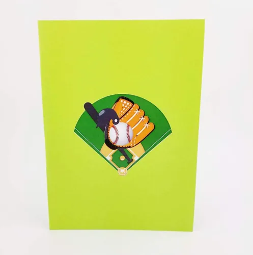 Vista 6 de Tarjeta de cumpleaños de béisbol, agradecimiento, cumpleaños, día del padre, felicitaciones, aniversario, jubilación, amantes del béisbol