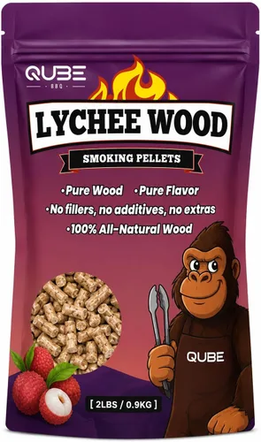 Vista 12 de Pellets de bambú para ahumar Humo limpio y suave de bambú asiático sostenible Funciona en todos los ahumadores y parrillas Bolsa de 2 libras