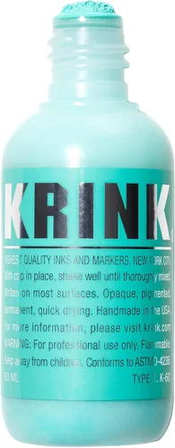 Vista 9 de Krink K-60 Marcador de Pintura Rojo - Marcadores de Graffiti de Bellas Artes Vibrantes y Opacos para Lienzo, Metal, Vidrio, Papel y Más - Marcador
