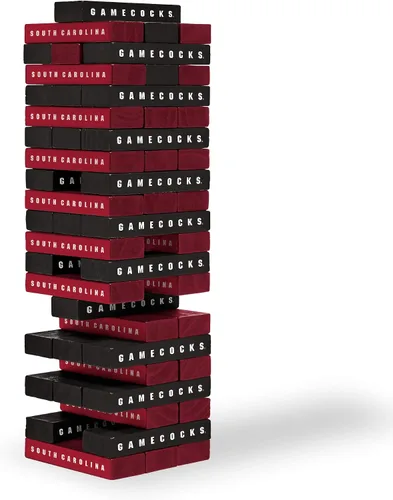 Vista 9 de Wild Sports NCAA Pro Football Tabletop Stackers Block Game for College Football Fan, Dorm Game, Tailgate