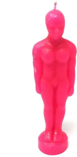 Vista 5 de Figura Femenina Imagen Vela - Protección - Hechizos - Hechizos - Magia Ritual - Wicca (Negro Femenino)