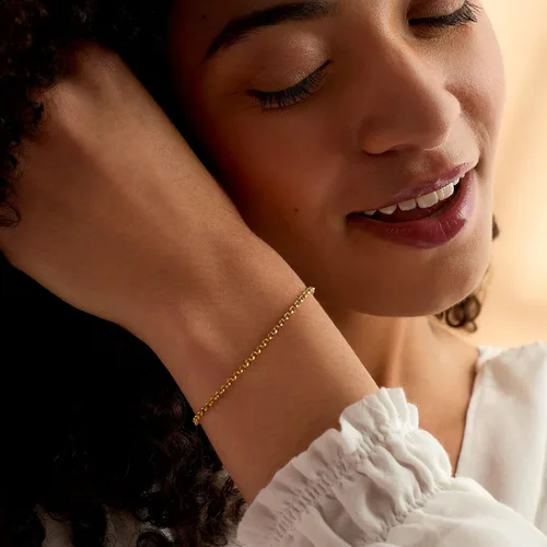 Vista 4 de Ross-Simons RS Pure - Pulsera Rolo-Link de oro amarillo de 14 quilates. 7 pulgadas, Oro, no conocido