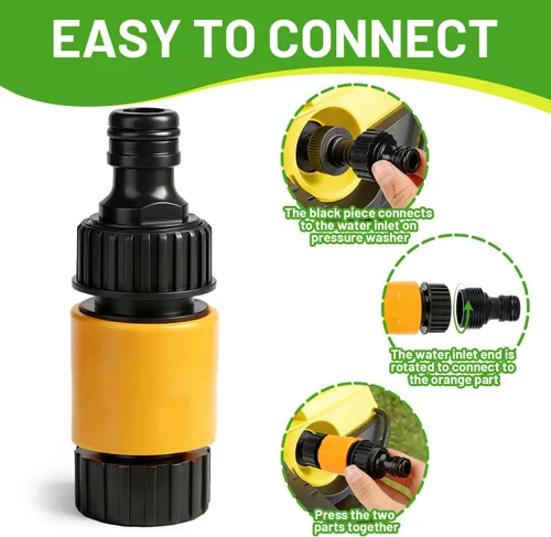 Vista 4 de Paquete de 2 adaptadores de manguera para lavadora a presión Karcher K1-K5 G220-G4000 K1700-K2300PS K3 Follow Me, piezas de lavadora a presión