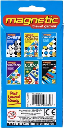 Vista 2 de Paul Lamond Games - Juego magnético para viajes, color negro