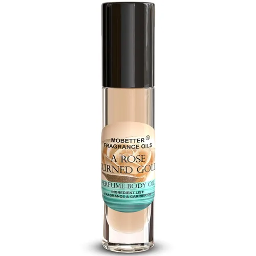 Vista 2 de MOBETTER FRAGRANCE OILS Aceite corporal para mujer con perfume de oro convertido en rosa