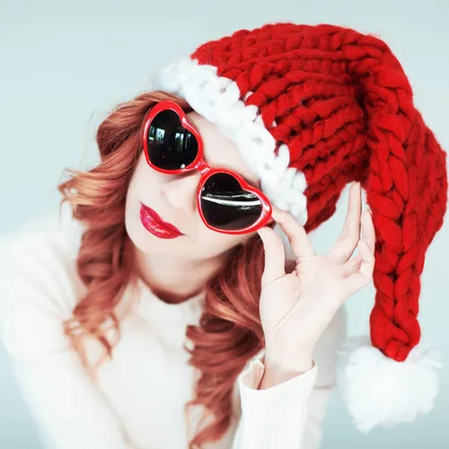 Vista 3 de Lentes de difracción de efecto cardíaco ver corazones - Gafas de efecto especial para fiesta de música y festivales de música Rojo