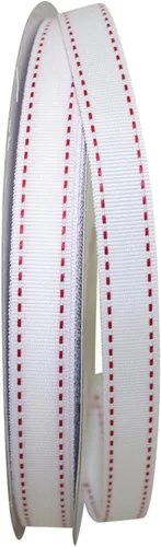 Vista 31 de Reliant Ribbon Linen Glimmer Harmony - Cinta con borde con alambre, 1-1/2 pulgadas x 50 yardas, marfil/dorado