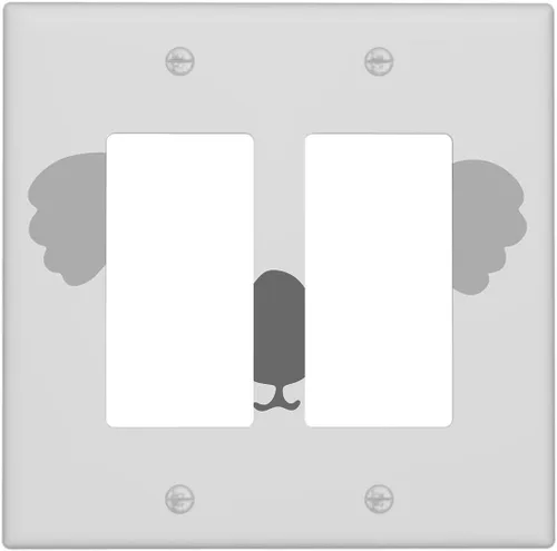 Vista 44 de Lindo Koala - Placa de interruptor de luz de 1 banda, placa de pared basculante individual, placa decorativa eléctrica GFCI para decoración