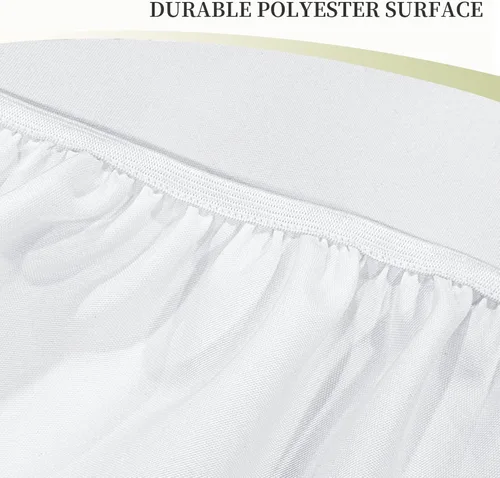 Vista 3 de Decorative Round Tablecloth Fitted Elastic 26" - 30" Butterfly Waterproof Table Cloth Cover Stretch Table Pad Cover for Parties Weddings Banquet