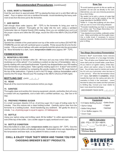 Vista 3 de Brewer's Best Kit de ingredientes de cerveza casera English Brown Ale