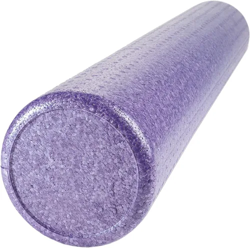 Vista 19 de JFIT High Density Foam Roller – EPP Deep Tissue Massage Roller for Muscle Recovery, Myofascial Release & Stretching Azul solido