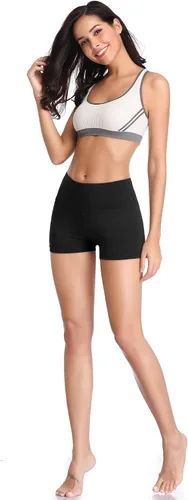 Vista 4 de CADMUS Womens 5 2 High Waist Stretch Athletic Workout Shorts with Pocket