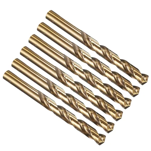 Vista 49 de PATIKIL Broca Jobber de 0.039 in, vástago recto M35 cobalto 5% acero de alta velocidad 135° acabado dorado para metal duro de acero inoxidable - 2