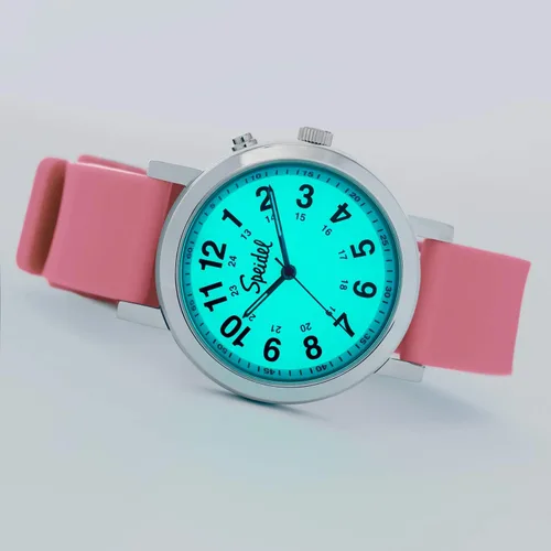 Vista 2 de Speidel Glow Scrub Watch,Electroluminescent Dial,Nurses,Doctors,Students 3ATM, Engraveable