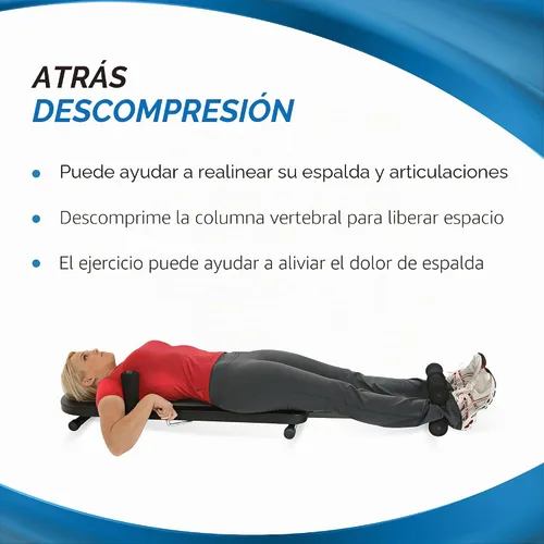 Vista 4 de Banco de estiramiento para espalda In Line de Stamina Home Gym Equipment to Decompress Spine and Joints for Inversion Traction Therapy