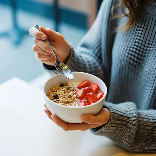 Vista 6 de Kellys Four Plus Granola Cereal Granola saludable de manzana y canela para yogur Snacks hechos a mano para el desayuno – 12 onzas