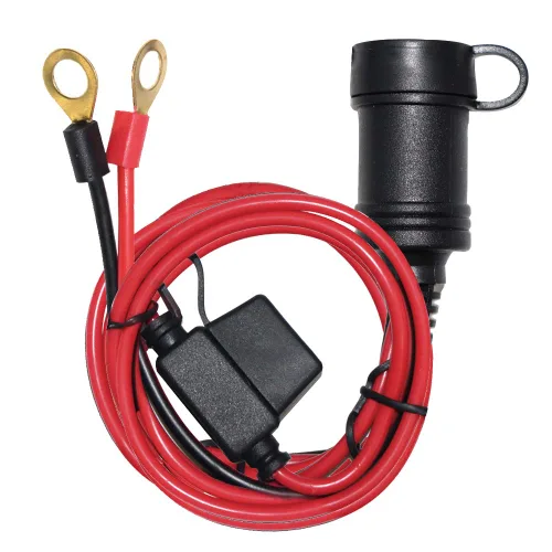 Vista 10 de SPARKING Enchufe para encendedor de cigarrillos hembra de automóvil de 3 pies a terminales de ojal, cable de extensión de 12 V con fusible de 10 A