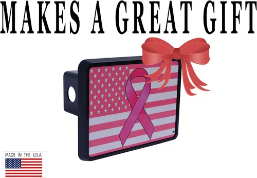 Vista 4 de Tapón para enganche de remolque con la bandera estadounidense de Estados Unidos, diseño patriótico de Estados Unidos para mujeres