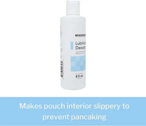 Vista 3 de McKesson Desodorante lubricante para bolsas de ostomía, sin perfume, 8 onzas, 1 unidad, 6 paquetes, 6 en total