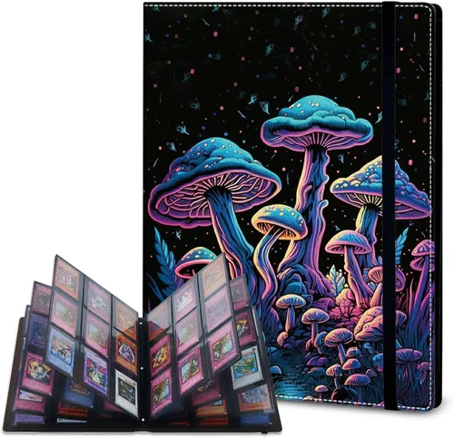 Vista 29 de Rossy Carpeta de tarjetas con 4 bolsillos, carpeta de tarjetas intercambiables, álbum de colección de tarjetas, para 160 tarjetas de carga lateral