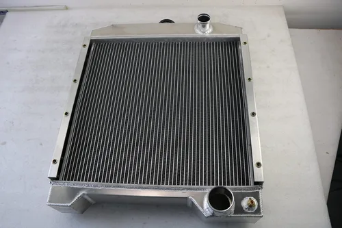 Vista 3 de A172038 52MM Aluminio Radiador Reemplazo para Case IH Super K Retroexcavadora 580K 580K-1 580K-11 580K-111 A172038 AH145366 3 Fila Radiadores